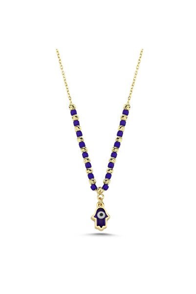 HEMS JEWELLERY Altın Mineli Hamsa Kolye