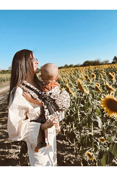 Baby Boroosh New Age Büyüyen Yenidoğan Ergonomik Bebek Kangurusu- Oeko Tex (leopar)