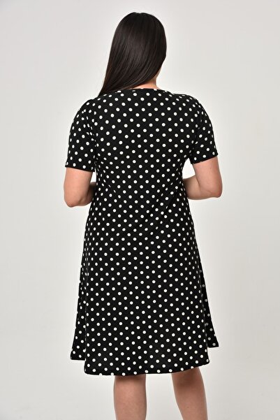 BEĞENDİM Κοντομάνικο πουά φόρεμα