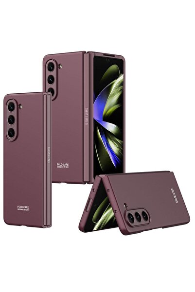 AktarMobile Samsung Galaxy Z Fold 5 Kılıf Premium Kapak Kamera Korumalı Tam U...