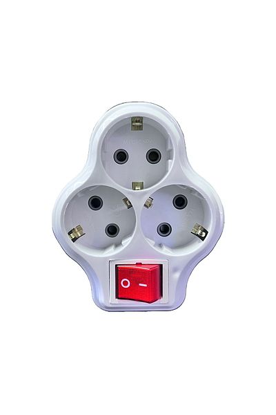 TİMSAL ELEKTRİK مقبس جوليات مقاوم للأطفال مع 3 مفاتيح