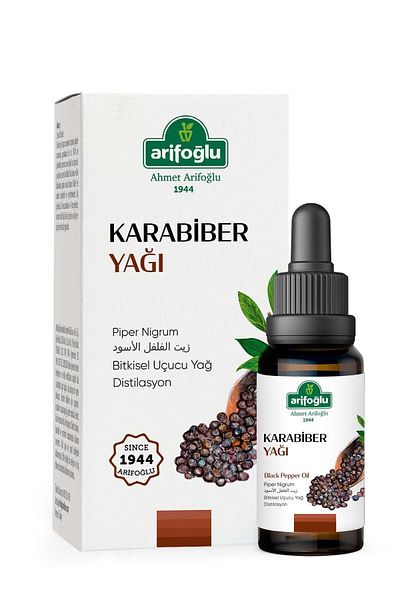 Arifoğlu 10 ml 100% Pure and Natural Black Pepper Oil
