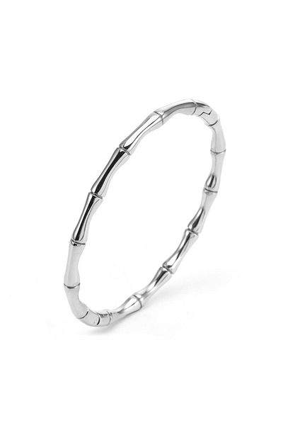 Chavin Gray 4 Mm. Thin Handcuffs Pattern Steel Bracelet - Et77By