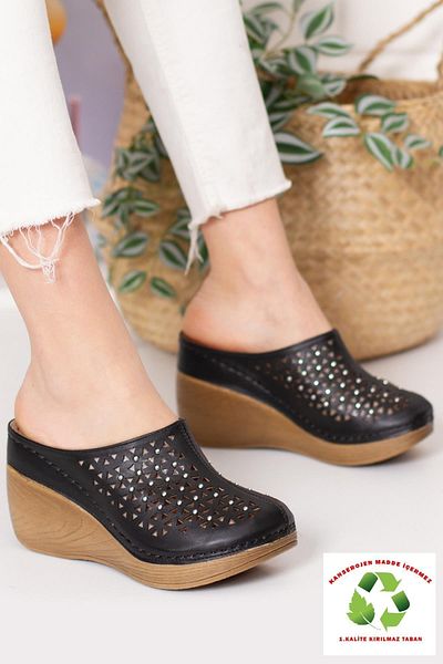 Moda Frato Cv-9102 Papuci de damă cu talpă umplută
