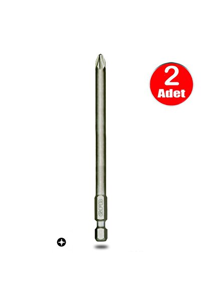 ALETÇANTAM Gfb Bits Yıldız Uç Vidalama Matkap Ucu Pz2 x 150mm - 2 Adet