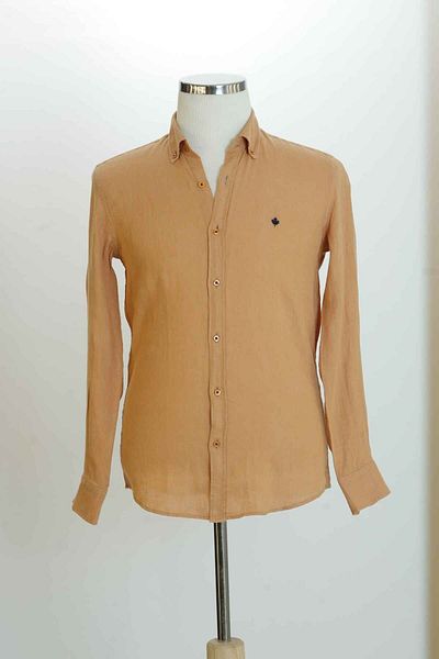 Paul Martin Canadian 100% Linen Plain Sports Model Men's Shirt PM3456R10