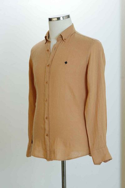 Paul Martin Canadian 100% Linen Plain Sports Model Men's Shirt PM3456R10