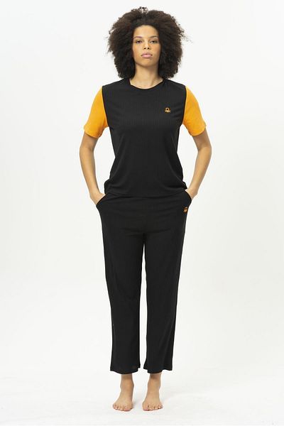 United Colors of Benetton W20409 - Set de bază pentru pantaloni de pijama pentru femei