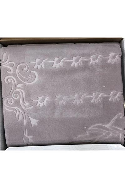 Dinarsu Merinos Embos Elegans Double Boxed Blanket 220x240 Meltem