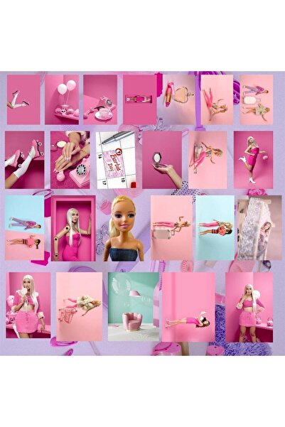 gifttime Σετ κολάζ αφίσας Pink Baby - 30 τεμαχίων, τοίχος 10cm X 15cm