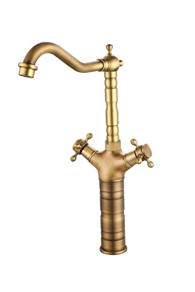 FLEKO RUSTIC MATT GOLD FLAT SINK BATTERY OLD-12-A