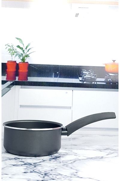 papilla Panda Series 18 Cm Teflon Sauce Pot, Sauce Bowl, Frying Pan, Milk Bowl 18 Cm