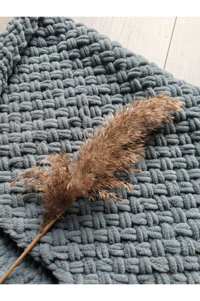 LULLABY BUTİK El Örgüsü Bebek Battaniyesi Alize Puffy