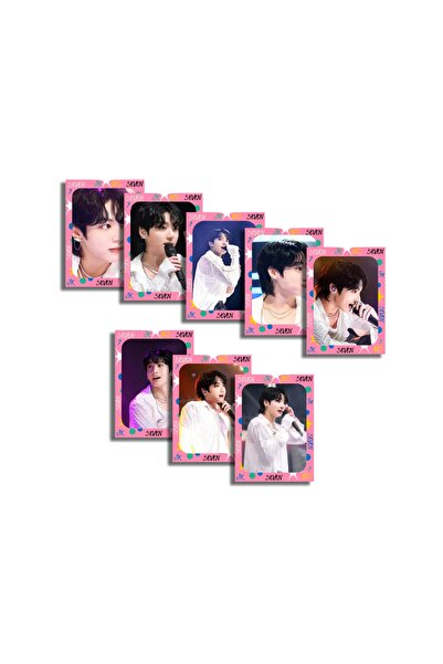 Güneş Kırtasiye Set de cărți foto BTS Jungkook Seven Inkigayo