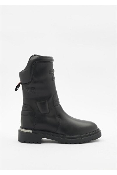 Harley Davidson Appenzell Black Deri Kadın Bot