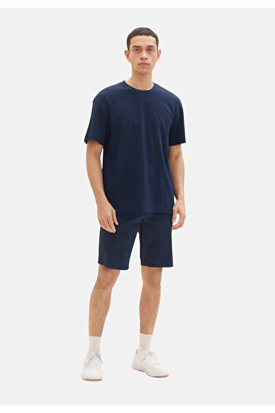 Tom Tailor Shorts Slimfit Chino-Shorts mit Reißverschluss, Knopf und seitlichen Eingrifftaschen