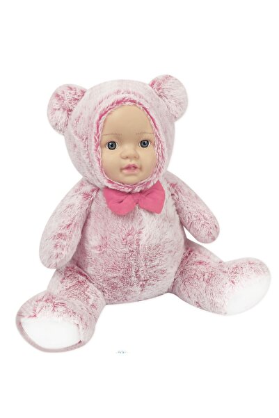 Shem Bebek Yüzlü Peluş Ayı 60 Cm Pembe