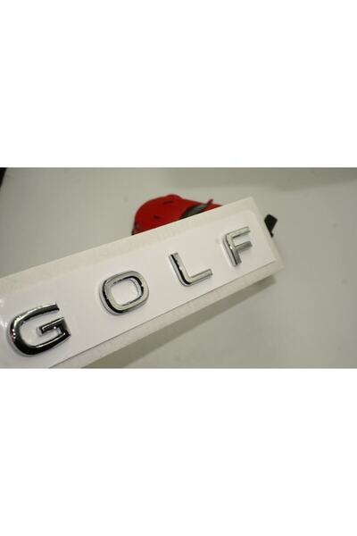 EDEXPORT Volkswagen Golf7 Uyumlu Bagaj 3M Yeni Nesil Krom ABS Yazı Logo Amblem