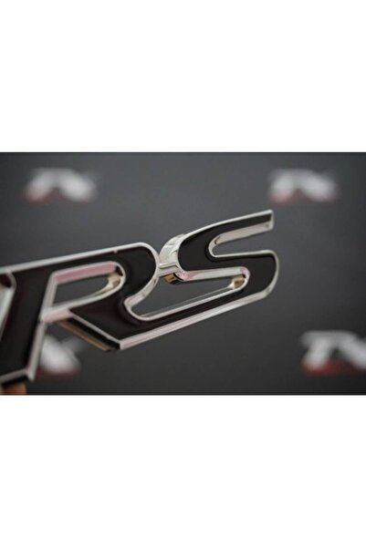 EDEXPORT Renault Rs Uyumlu Krom Metal 3M 3D Bagaj Logo Amblem (5488420024)