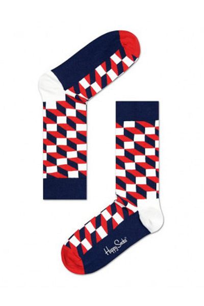 Happy Socks Подаръчен комплект от 3 пакета класически тъмносини чорапи