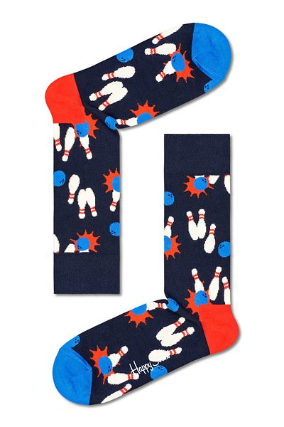 Happy Socks Подаръчен комплект чорапи Go Bowling от 4 пакета