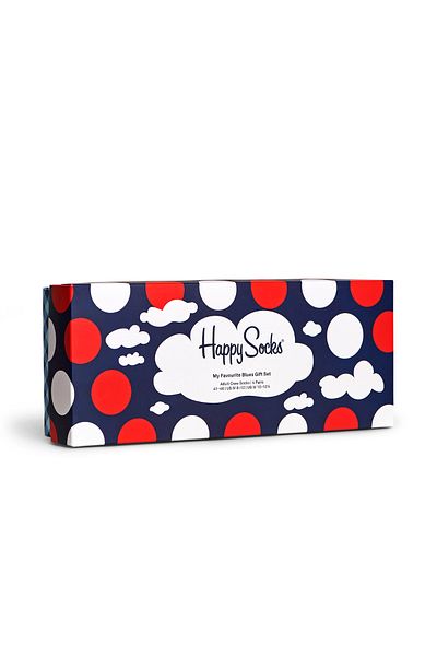 Happy Socks 4er-Pack „My Favourite Blues“-Socken-Geschenkset