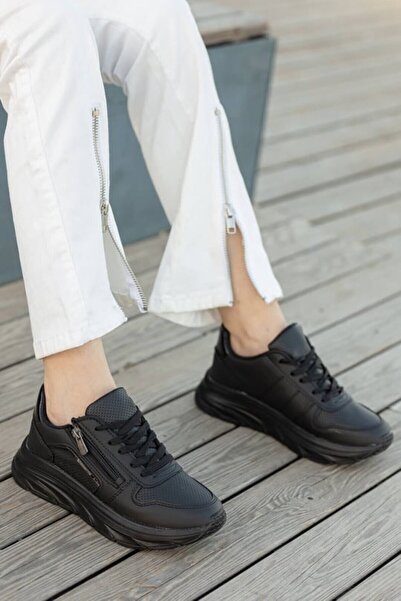 acrapol ACROPOL YÜKSEK TABAN BAĞCIKLI FERMUARLI KOLAY GİYİM KADIN GÜNLÜK RAHA...