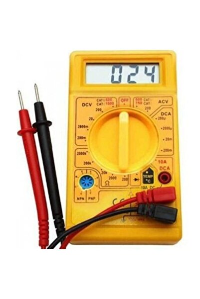 Ncp Digital Ölçü Aleti Multimeter Buzzer'li Avometre(877).