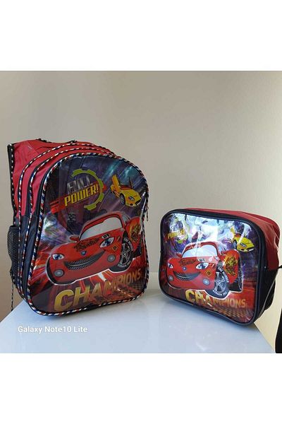 BULUT PRIMARY BAG WITH LIGHTNING QUEEN FIGURE SET WITH LUNCH BAG BOY SCHOOL BAG