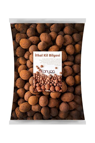 KanyonMarket İthal Kil Bilyesi - 10 Litre - Topraksız Tarım Hidroponik Toprak...