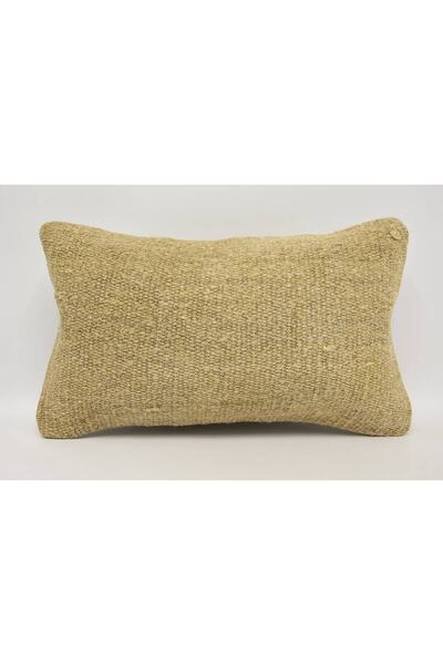 Kayra Export Kırlent Şark Köşesi Minderi, 30 X 50 Cm Bej Kilim Minder, Kırlent Kılıfı, Kilim Kırlent
