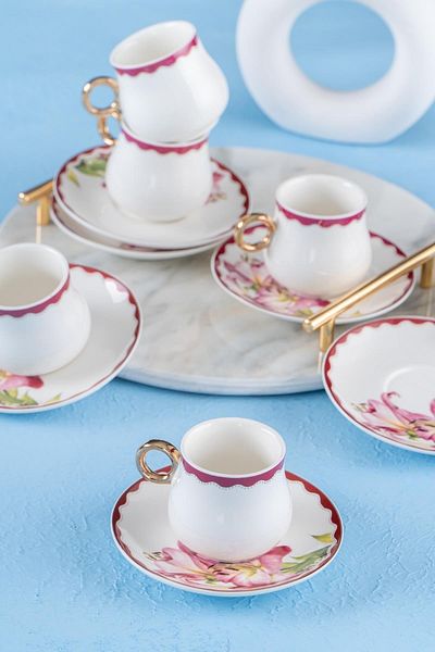 ACAR Estela 6-Person Coffee Cup Set - 90 ml