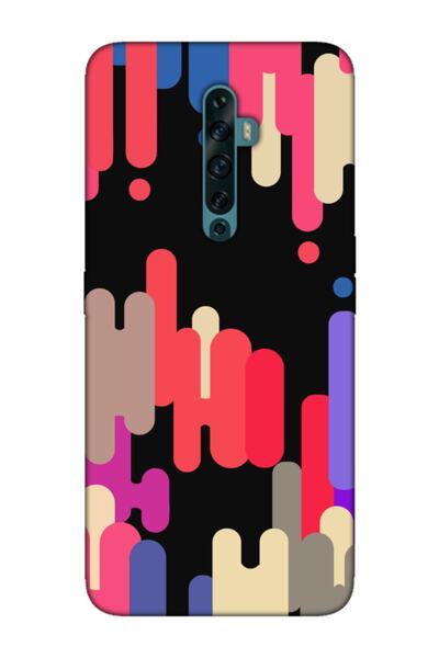 frondcase حافظة هاتف لهاتف اوبو رينو 2 زد بوب آرت باللون الأسود