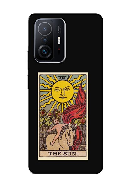 frondcase حافظة لهاتف Xiaomi Mi 11T Pro The Sun Tarot باللون الأسود