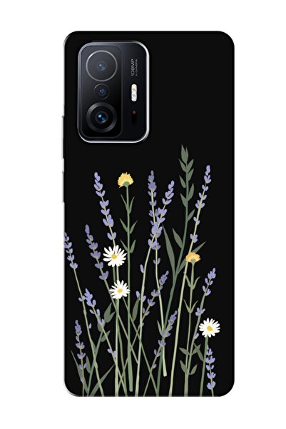 frondcase حافظة لهاتف Xiaomi Mi 11T Pro باللون الأسود الخزامى