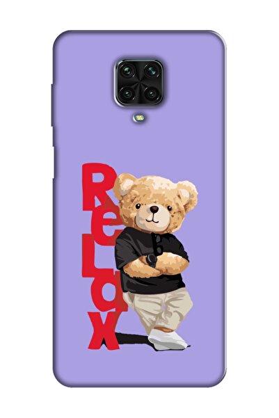 frondcase حافظة هاتف Redmi Note 9S تيدي بير ريلاكس ليلك