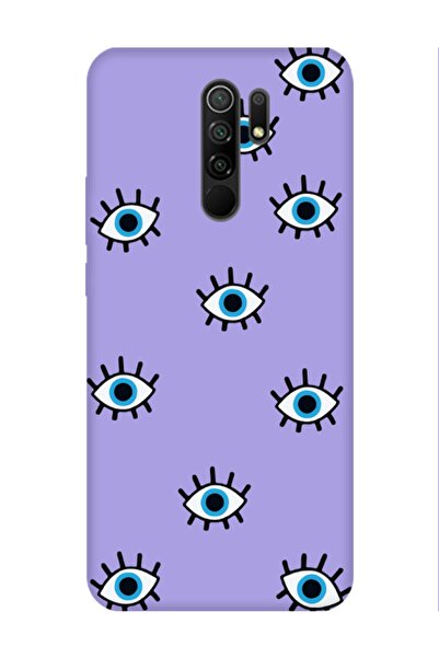 frondcase حافظة هاتف Redmi 9 عيون الشر أرجواني