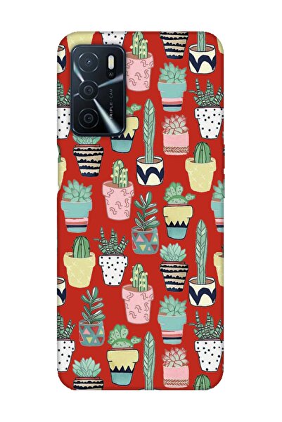 OPPO A16 Cactus Red Phone Case
