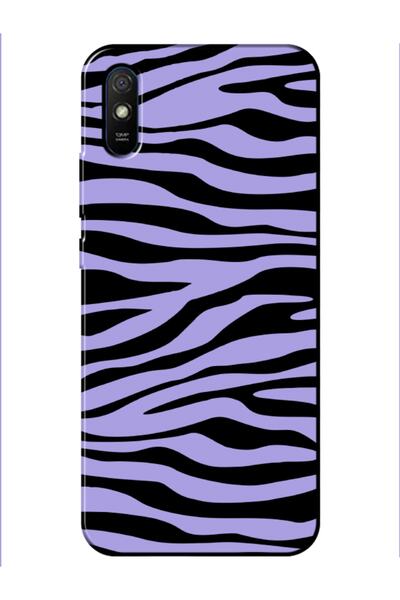 frondcase حافظة هاتف Redmi 9A بنمط الحمار الوحشي أرجواني