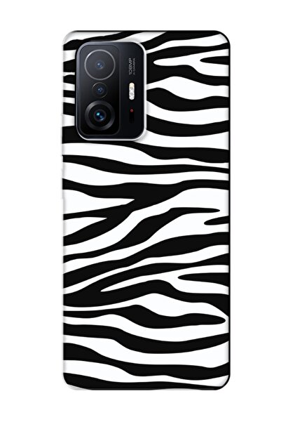 frondcase حافظة هاتف لهاتف Xiaomi Mi 11T Pro بنمط الحمار الوحشي باللون الأسود