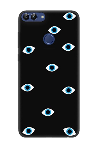 frondcase حافظة هاتف هواوي بي سمارت عيون الشر باللون الأسود