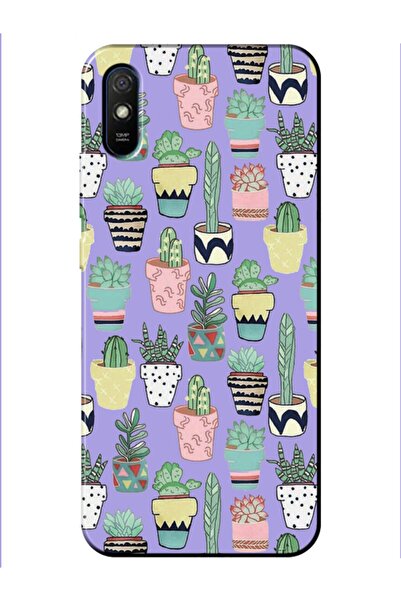 frondcase حافظة هاتف Redmi 9A صبار أرجواني