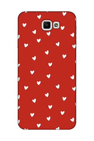 frondcase حافظة هاتف سامسونج J7 برايم 2 قلوب صغيرة باللون الأحمر