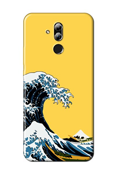 frondcase حافظة لهاتف هواوي ميت 20 لايت كاناجاوا باللون الأصفر