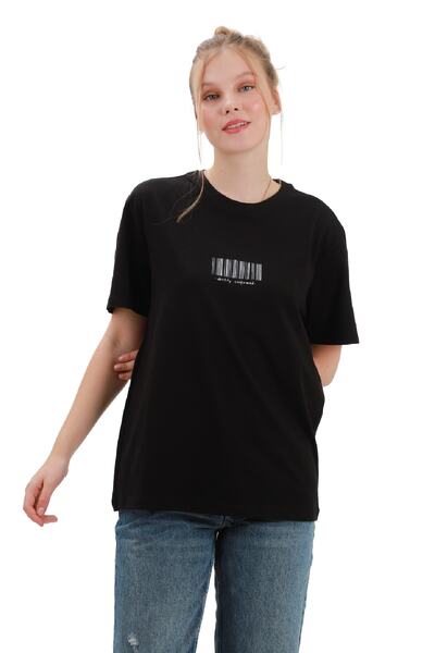 Tufinger Identity Confirmed Kadın Oversize Tişört