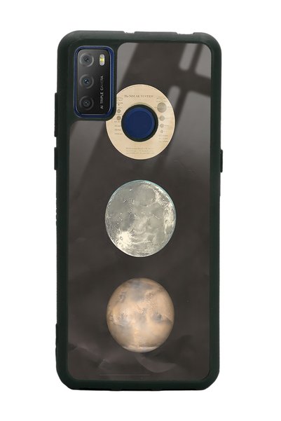 Spoyi Tcl 20E Night Moon Design Glossy Phone Case