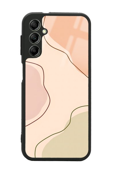 Spoyi Glossy Phone Case for Samsung A34 Nude Colors Design