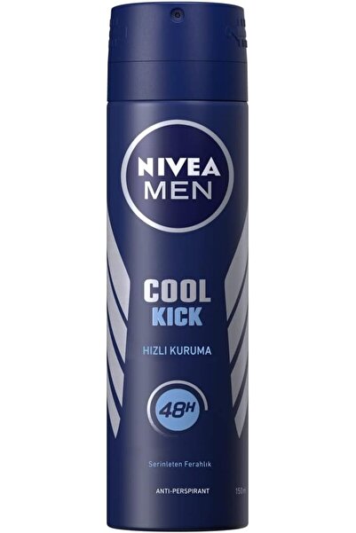 NIVEA Men Erkek Sprey Deodorant Cool Kick, 150 Ml, Ter Ve Ter Kokusuna Karşı ...