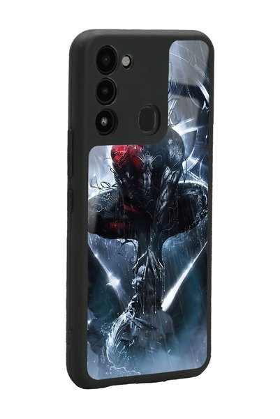 Spoyi Tecno Spark 8C Spiderman Design Glossy Phone Case
