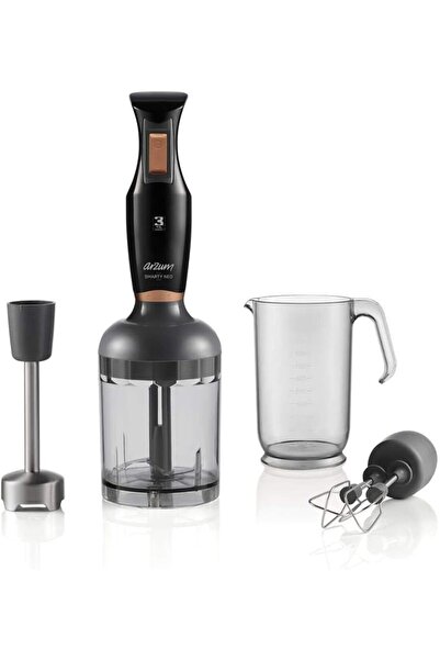 Arzum Ar1108-s Smarty Neo El Blender Seti, 900 W, 900 ml Hazne, Siyah